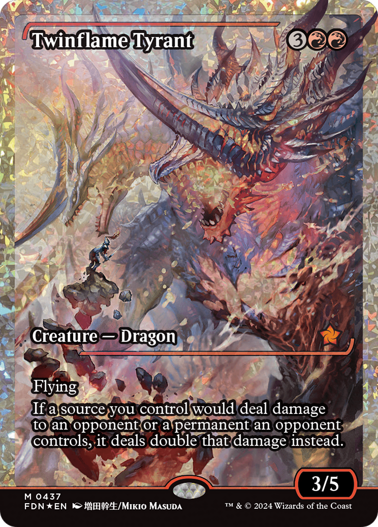 Twinflame Tyrant (Fracture Foil) [Foundations] | Webway Games