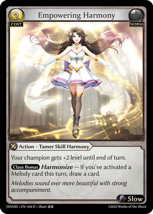 Empowering Harmony (044) [Dawn of Ashes: Starter Decks] | Webway Games