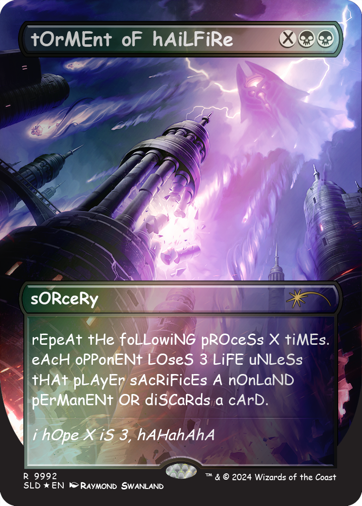 tOrMEnt oF hAiLFiRe (Rainbow Foil) [Secret Lair Drop Series] | Webway Games