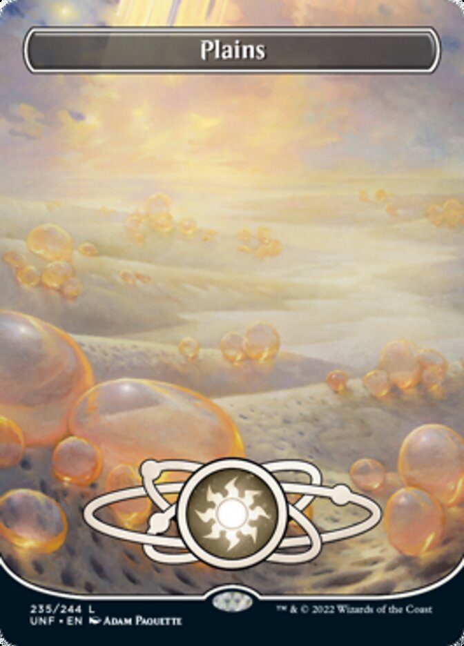 Plains (235) (Planetary Space-ic Land) [Unfinity] | Webway Games