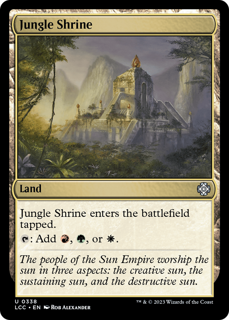 Jungle Shrine [The Lost Caverns of Ixalan Commander] | Webway Games