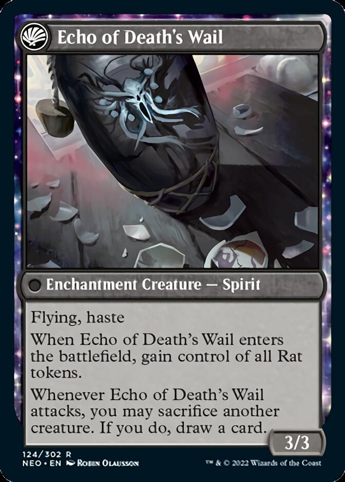 Tribute to Horobi // Echo of Death's Wail [Kamigawa: Neon Dynasty] | Webway Games
