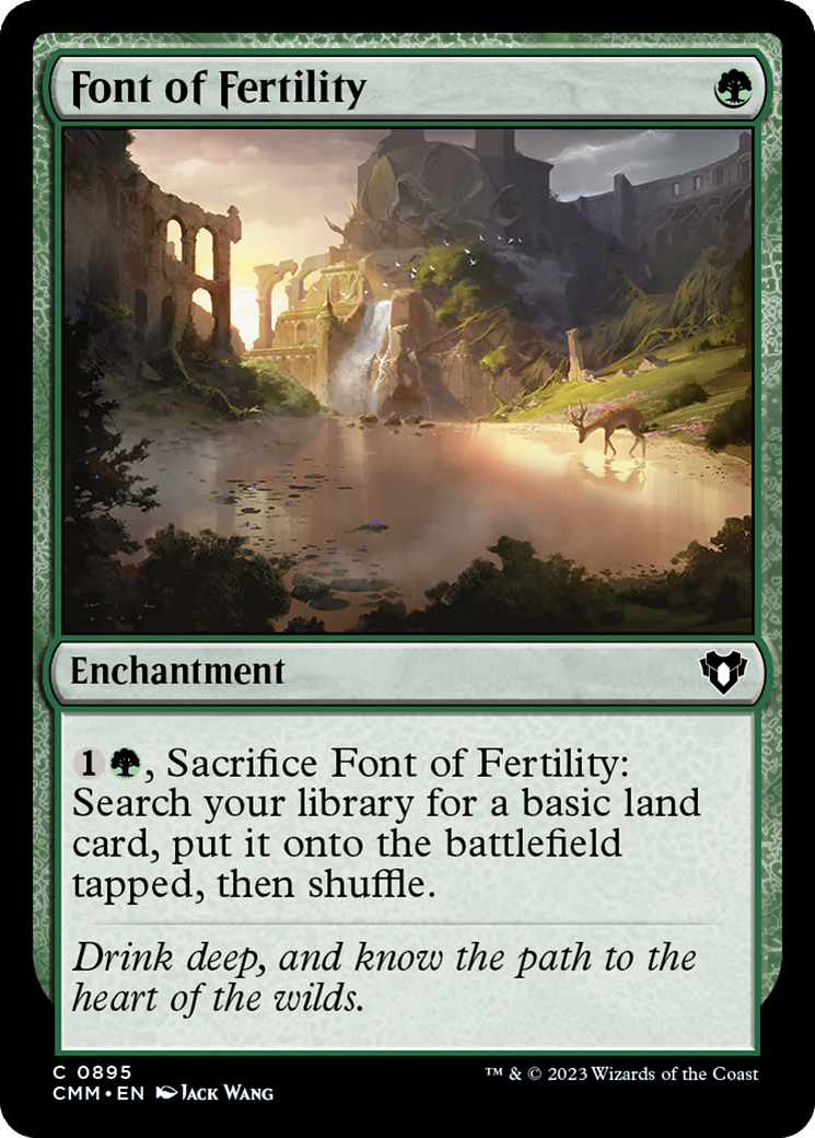 Font of Fertility [Commander Masters] | Webway Games