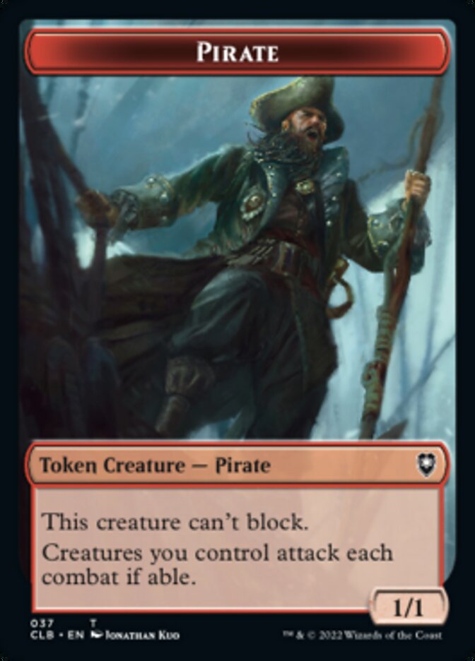 Pirate // Goblin Double-Sided Token [Commander Legends: Battle for Baldur's Gate Tokens] | Webway Games