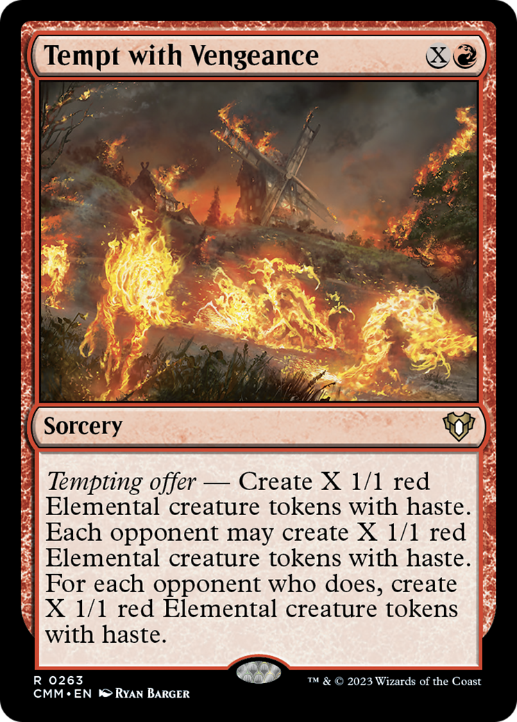 Tempt with Vengeance [Commander Masters] | Webway Games