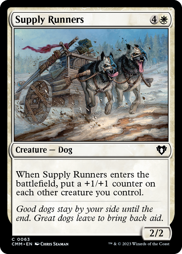 Supply Runners [Commander Masters] | Webway Games