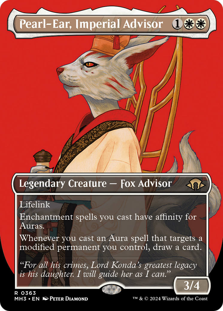 Pearl-Ear, Imperial Advisor (Borderless) [Modern Horizons 3] | Webway Games