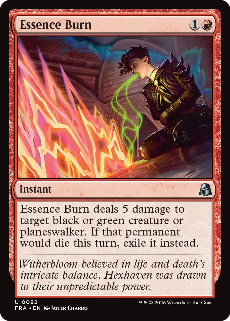 Essence Burn [Reality Fracture] | Webway Games