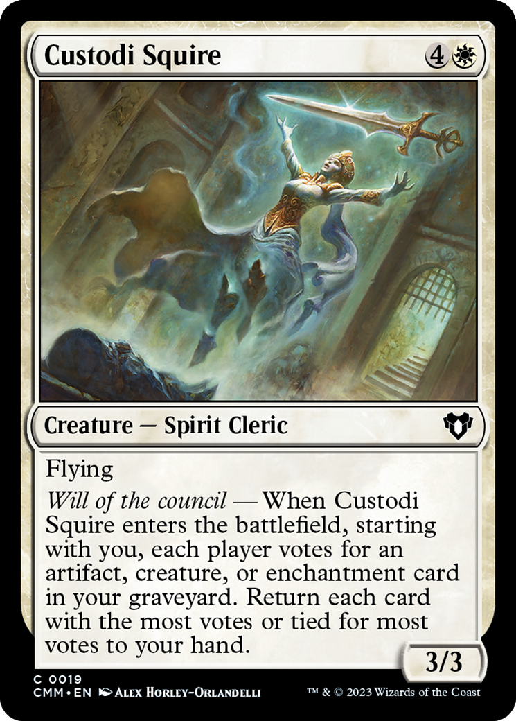Custodi Squire [Commander Masters] | Webway Games