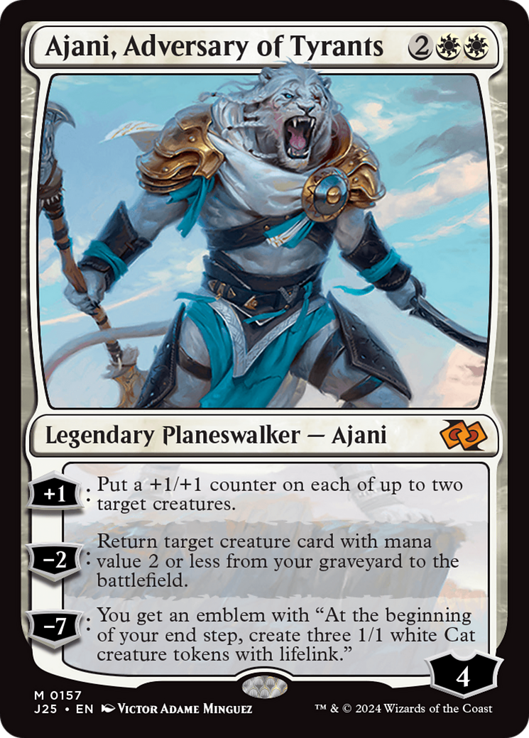 Ajani, Adversary of Tyrants [Foundations Jumpstart] | Webway Games