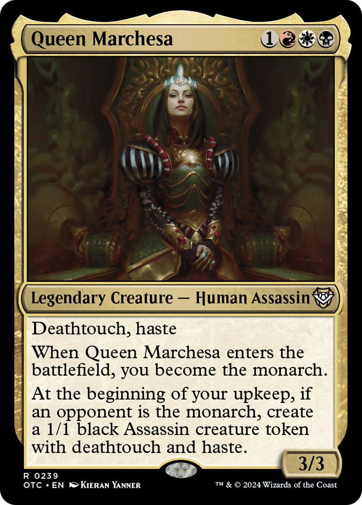 Queen Marchesa [Outlaws of Thunder Junction Commander] | Webway Games