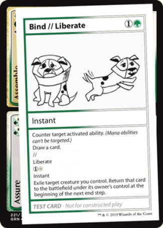 Bind // Liberate (2021 Edition) [Mystery Booster Playtest Cards] | Webway Games