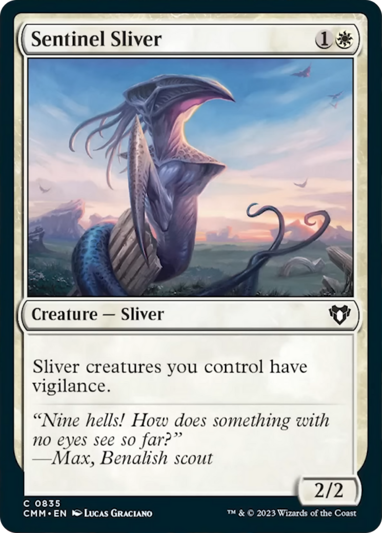 Sentinel Sliver [Commander Masters] | Webway Games