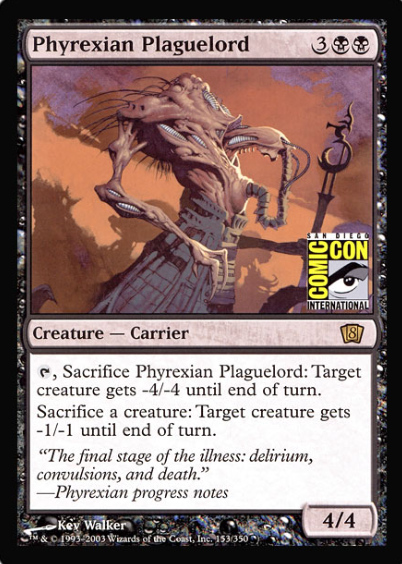 Phyrexian Plaguelord (San Diego Comic Con Oversized) [Oversize Cards] | Webway Games