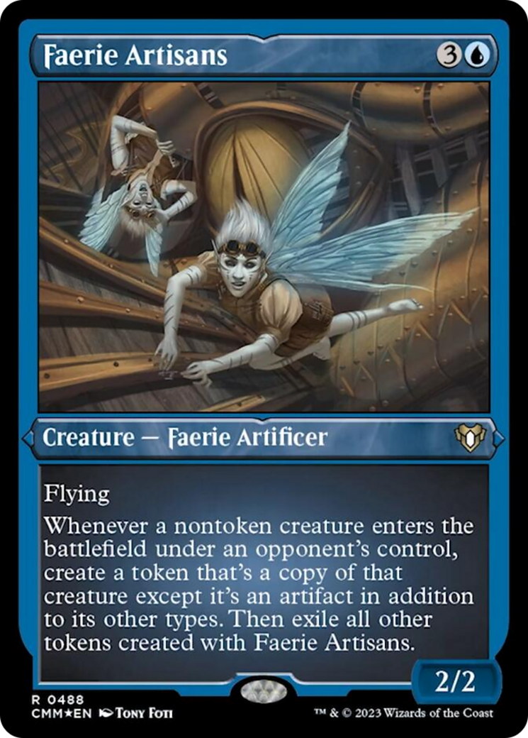 Faerie Artisans (Foil Etched) [Commander Masters] | Webway Games