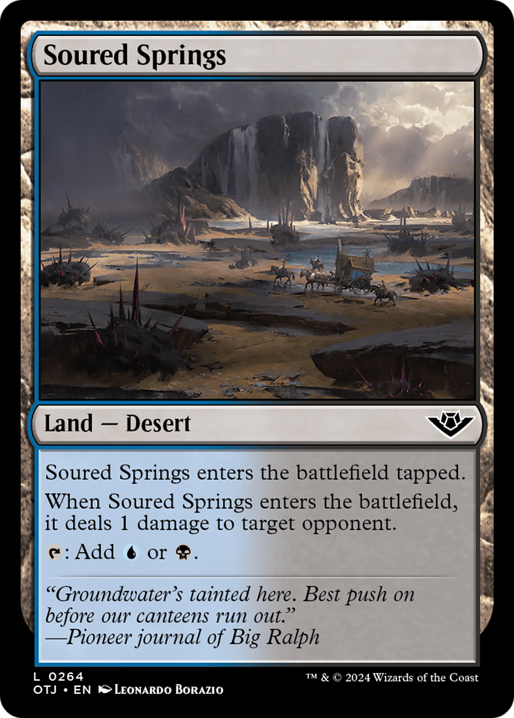 Soured Springs [Outlaws of Thunder Junction] | Webway Games
