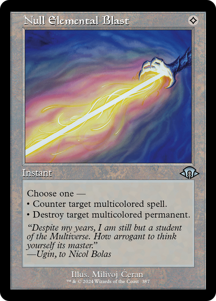 Null Elemental Blast (Retro) [Modern Horizons 3] | Webway Games