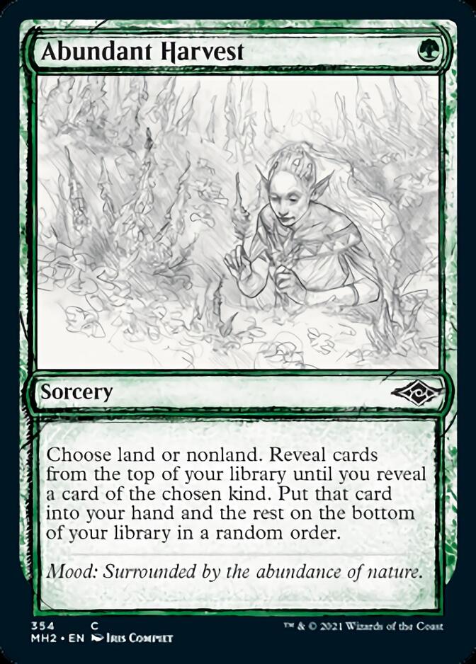 Abundant Harvest (Sketch) [Modern Horizons 2] | Webway Games