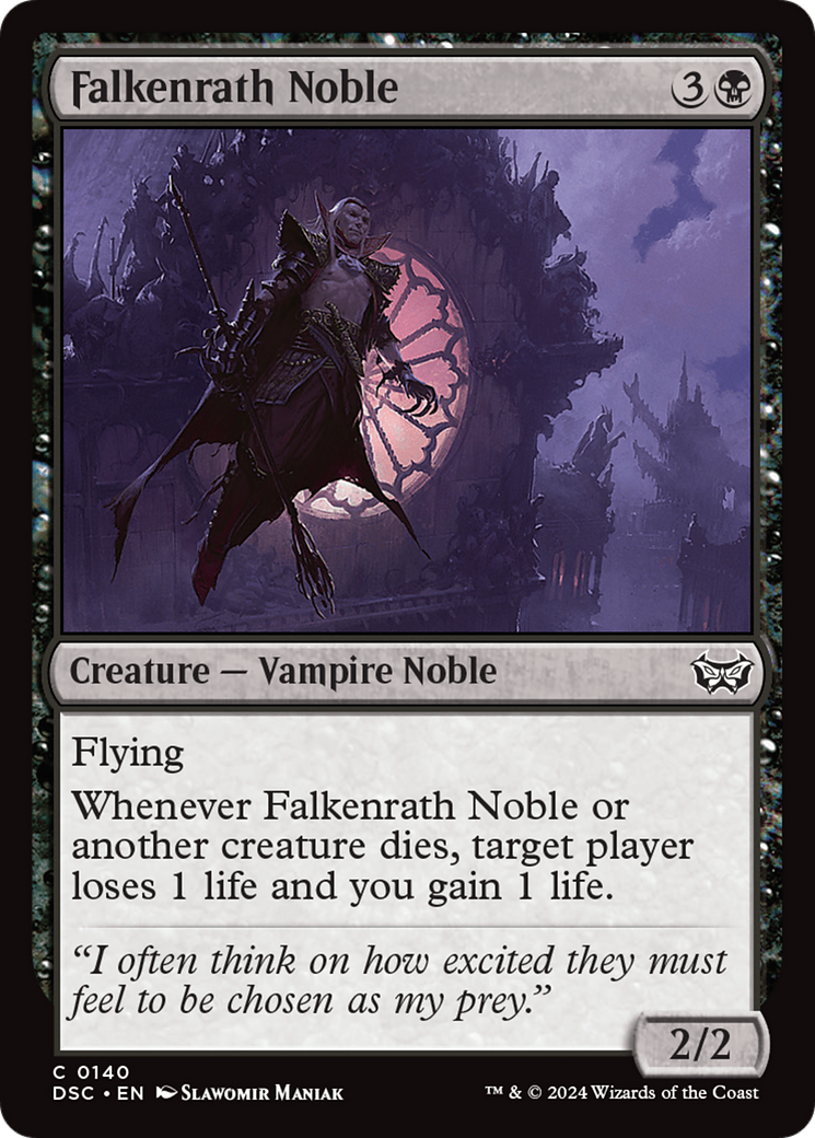 Falkenrath Noble [Duskmourn: House of Horror Commander] | Webway Games