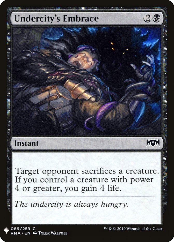 Undercity's Embrace [Mystery Booster] | Webway Games