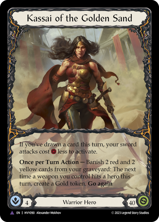 Kassai of the Golden Sand (Marvel) [HVY090] (Heavy Hitters)  Cold Foil | Webway Games