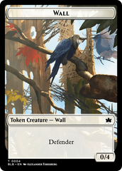 Wall // Intrepid Rabbit Double-Sided Token [Bloomburrow Tokens] | Webway Games