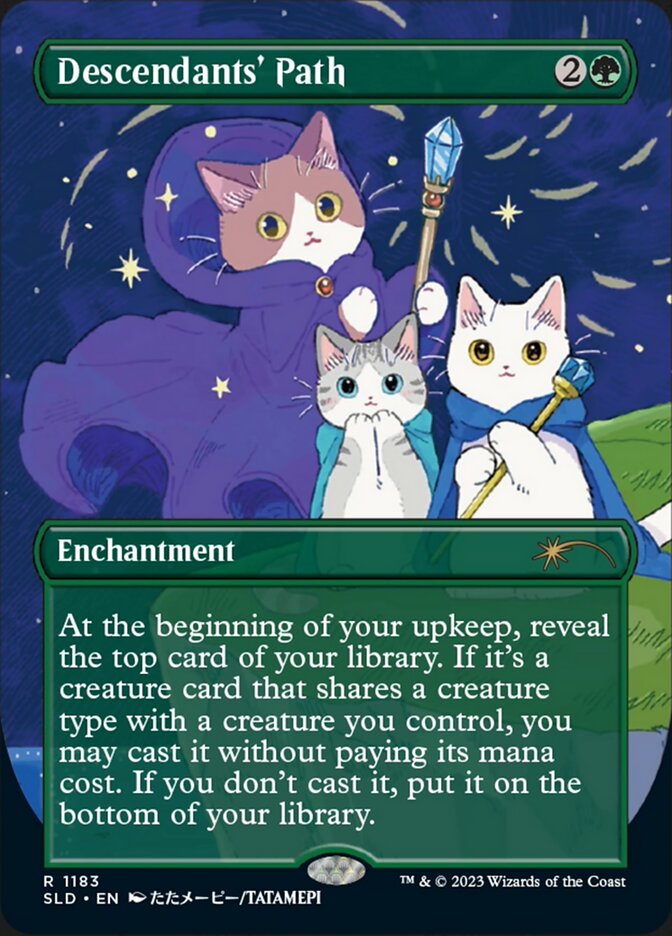 Descendants' Path (Borderless) [Secret Lair Drop Series] | Webway Games