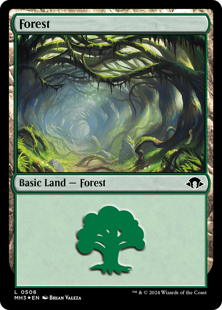 Forest (0506) (Ripple Foil) [Modern Horizons 3] | Webway Games