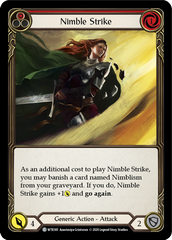 Nimble Strike (Red) [U-WTR185] (Welcome to Rathe Unlimited)  Unlimited Normal | Webway Games