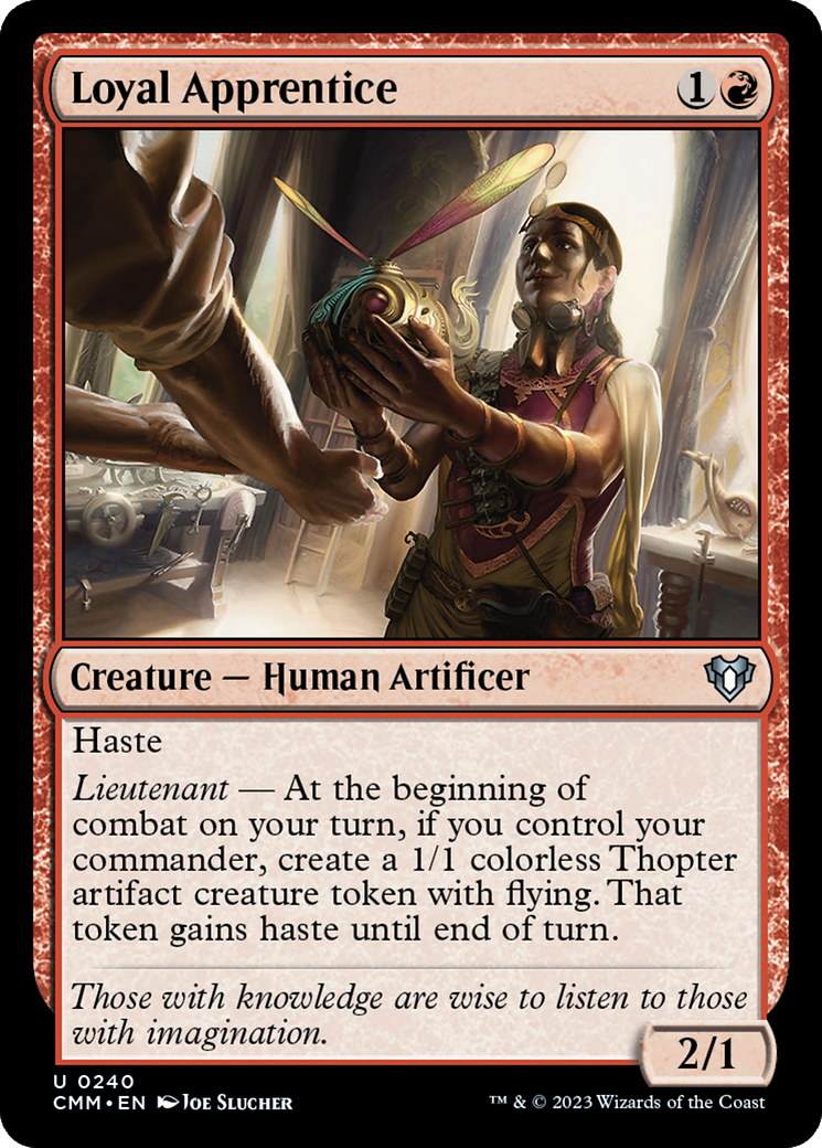 Loyal Apprentice [Commander Masters] | Webway Games
