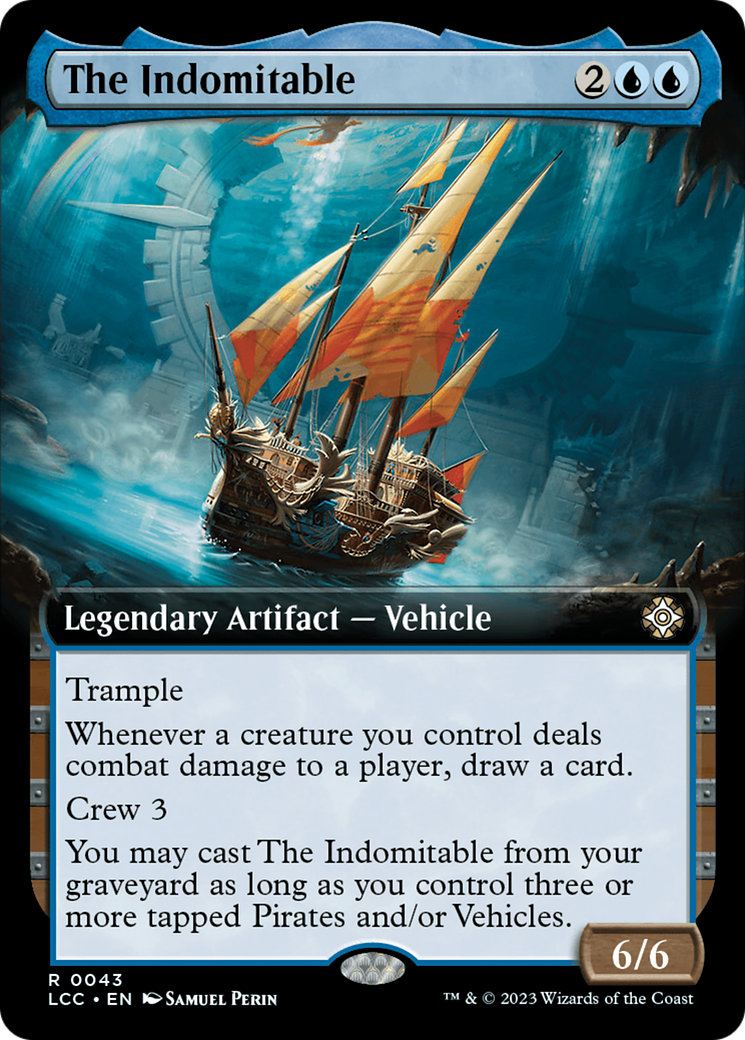 The Indomitable (Extended Art) [The Lost Caverns of Ixalan Commander] | Webway Games