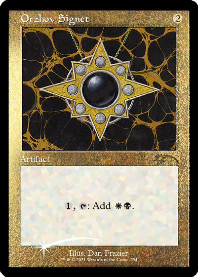 Orzhov Signet (Retro) (Foil Etched) [Secret Lair Drop Series] | Webway Games