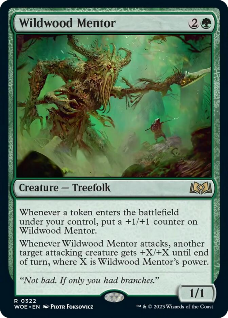 Wildwood Mentor [Wilds of Eldraine] | Webway Games