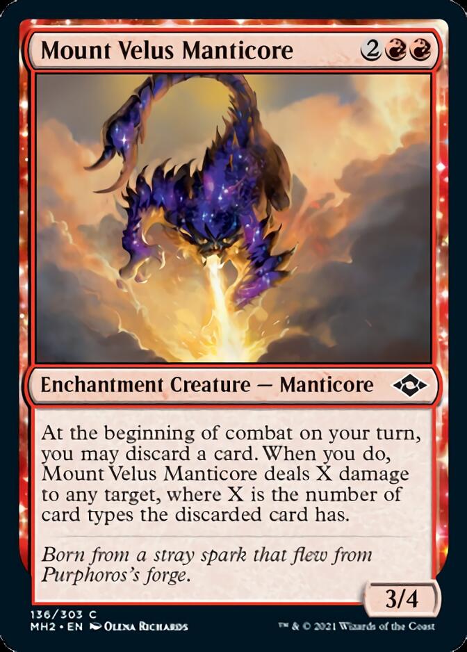 Mount Velus Manticore [Modern Horizons 2] | Webway Games