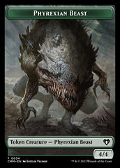 Eldrazi Scion // Phyrexian Beast Double-Sided Token [Commander Masters Tokens] | Webway Games
