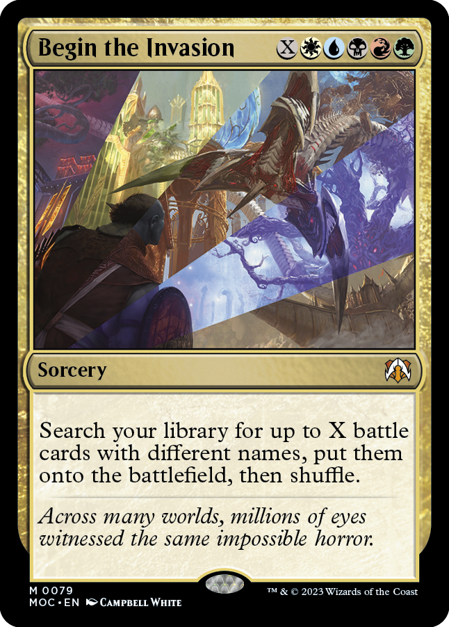 Begin the Invasion [March of the Machine Commander] | Webway Games