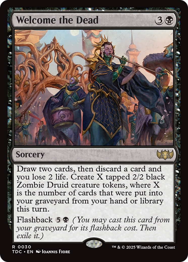 Welcome the Dead [Tarkir: Dragonstorm Commander] | Webway Games