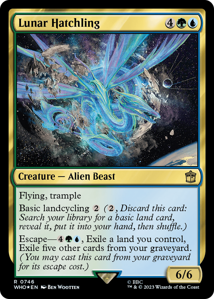 Lunar Hatchling (Surge Foil) [Doctor Who] | Webway Games
