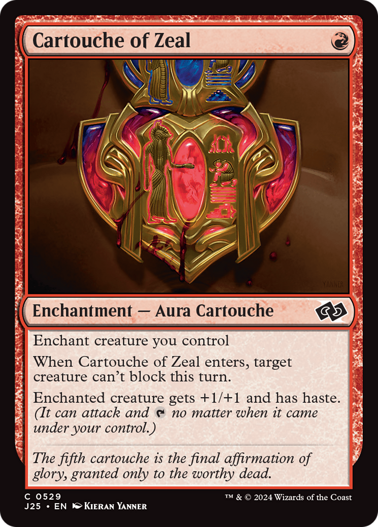 Cartouche of Zeal [Foundations Jumpstart] | Webway Games