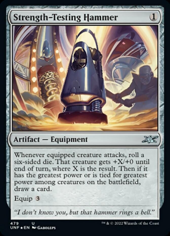 Strength-Testing Hammer (Galaxy Foil) [Unfinity] | Webway Games