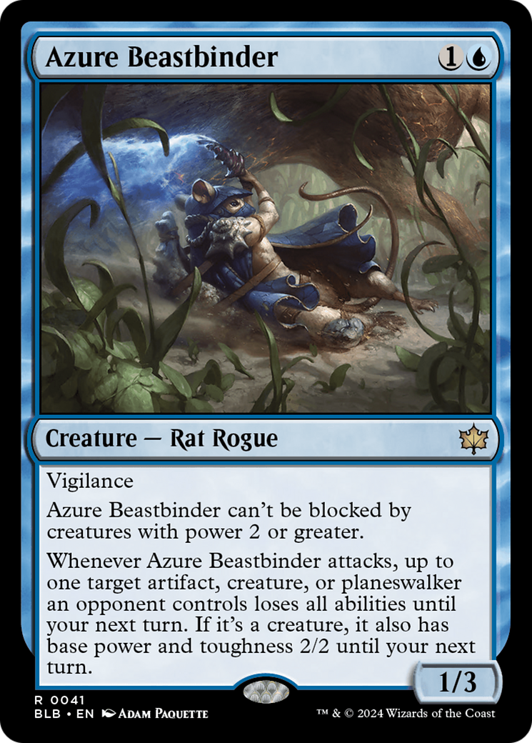 Azure Beastbinder [Bloomburrow] | Webway Games