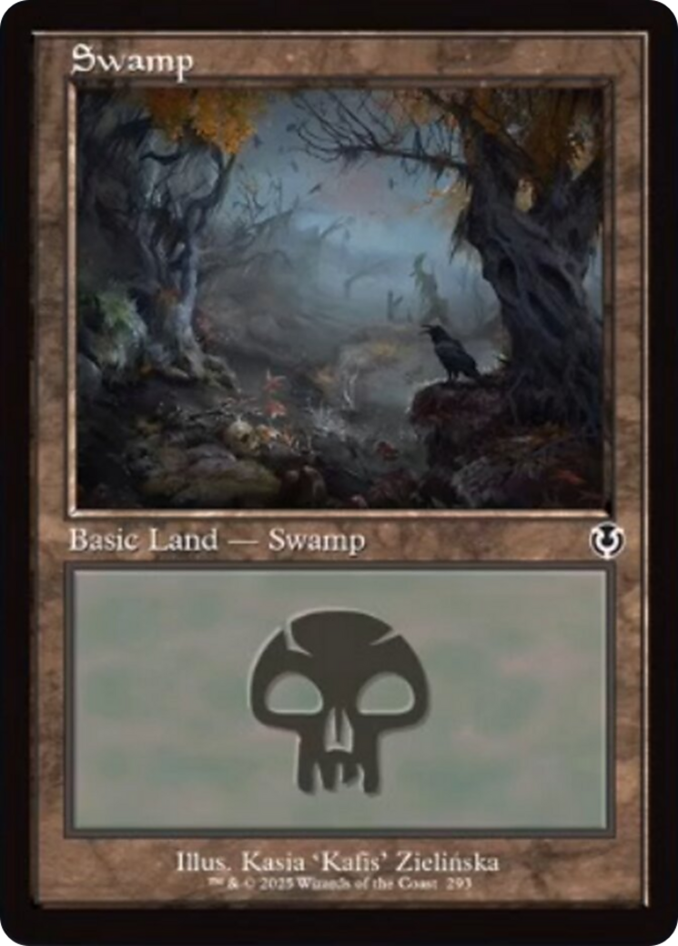 Swamp (293) (Retro Frame) [Innistrad Remastered] | Webway Games