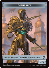 Construct // Golem (0013) Double-Sided Token [Aetherdrift Tokens] | Webway Games