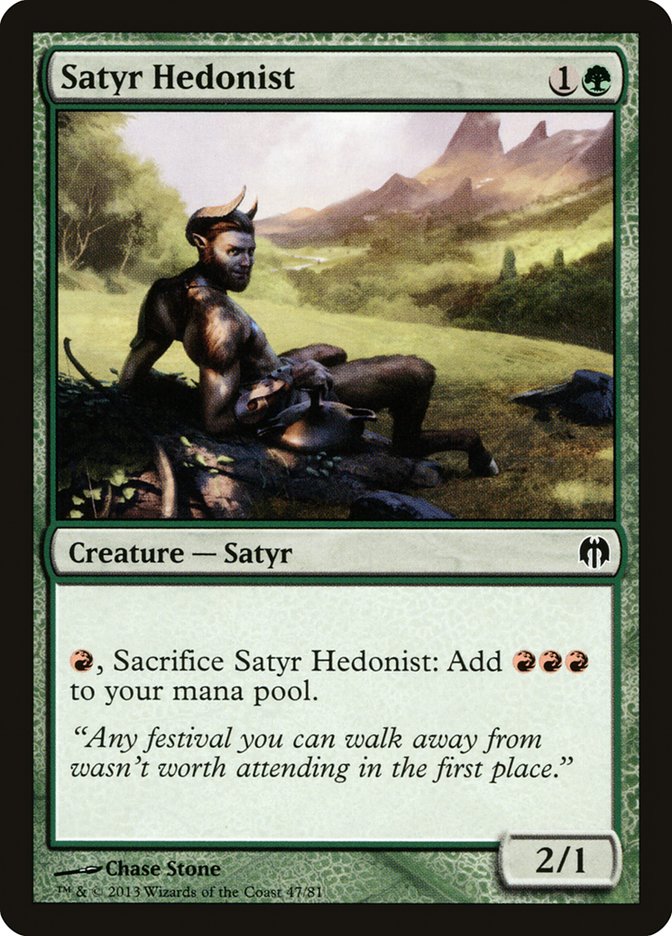 Satyr Hedonist [Duel Decks: Heroes vs. Monsters] | Webway Games