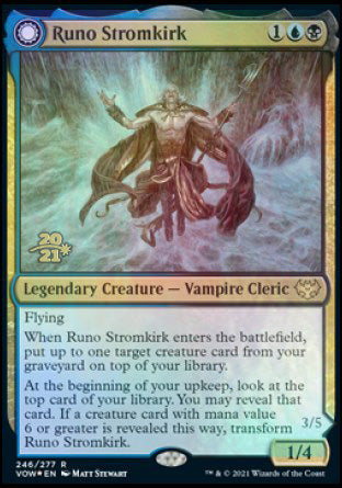 Runo Stromkirk // Krothuss, Lord of the Deep [Innistrad: Crimson Vow Prerelease Promos] | Webway Games