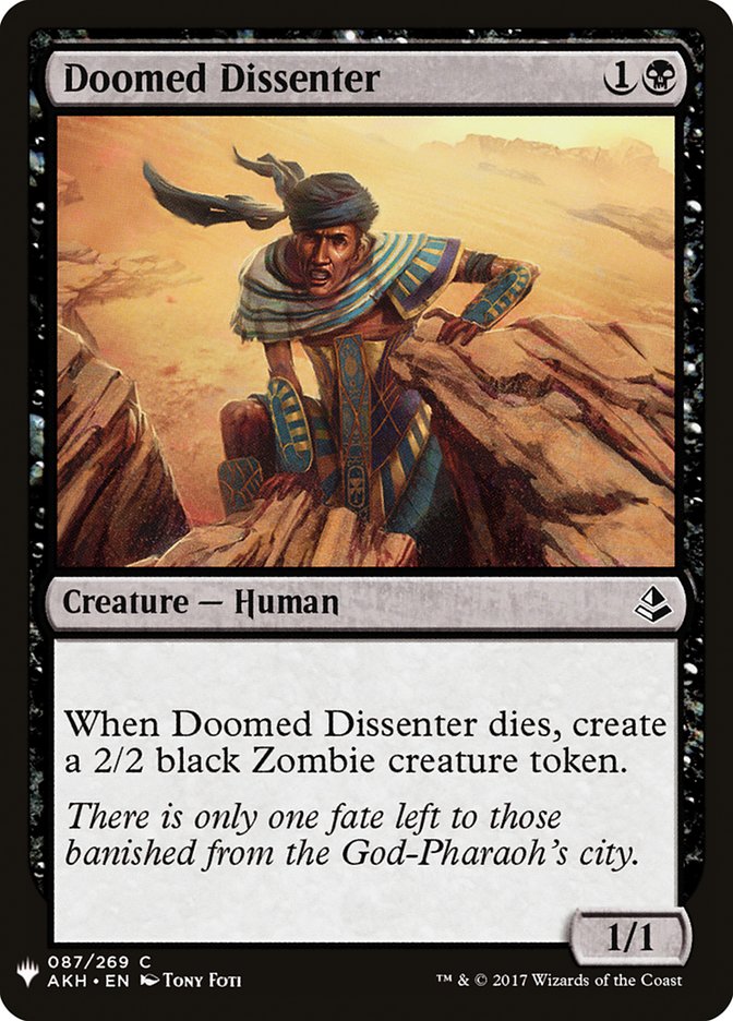 Doomed Dissenter [Mystery Booster] | Webway Games