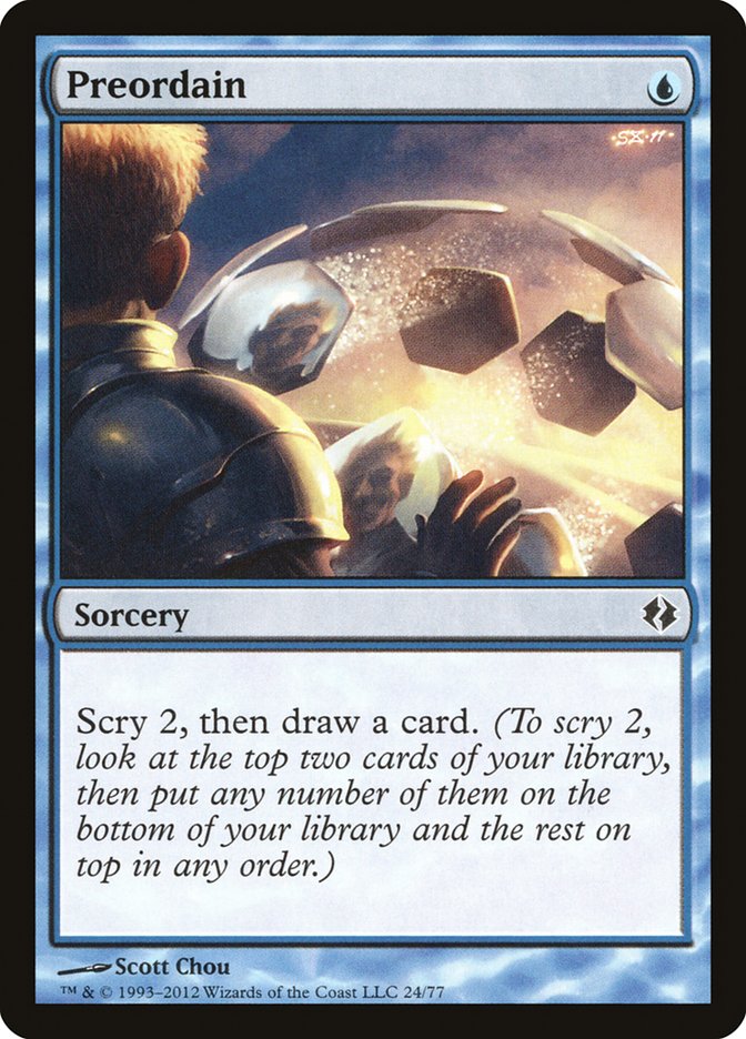 Preordain [Duel Decks: Venser vs. Koth] | Webway Games