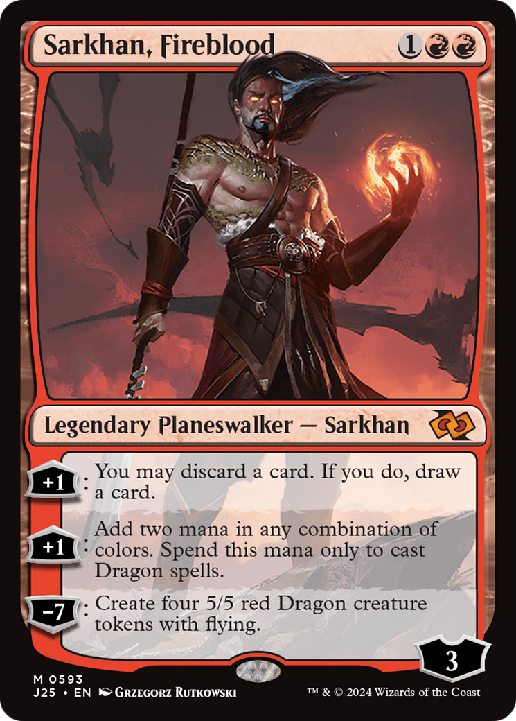 Sarkhan, Fireblood [Foundations Jumpstart] | Webway Games