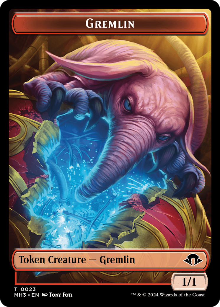 Servo // Gremlin Double-Sided Token [Modern Horizons 3 Tokens] | Webway Games
