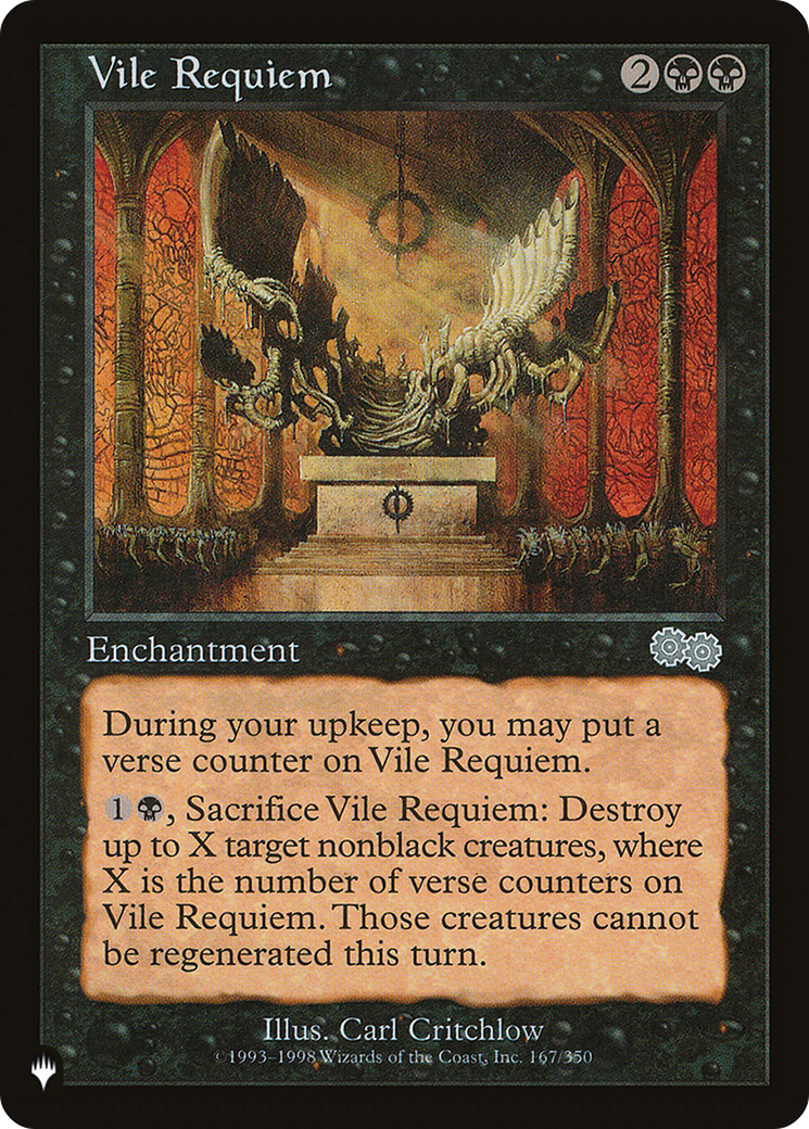 Vile Requiem (USG) [The List] | Webway Games